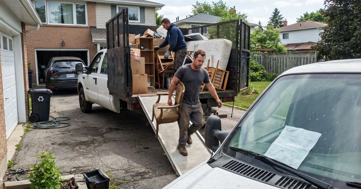 What junk removal costs in Ontario and what changes the price