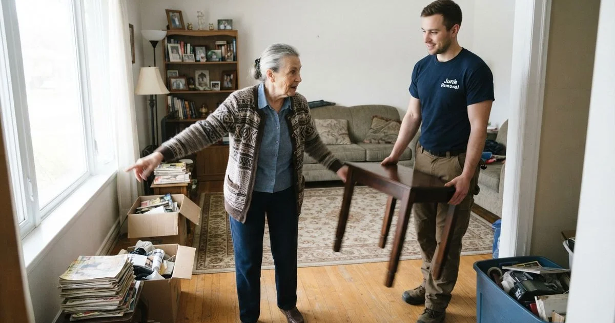 Junk removal for seniors and people with limited mobility